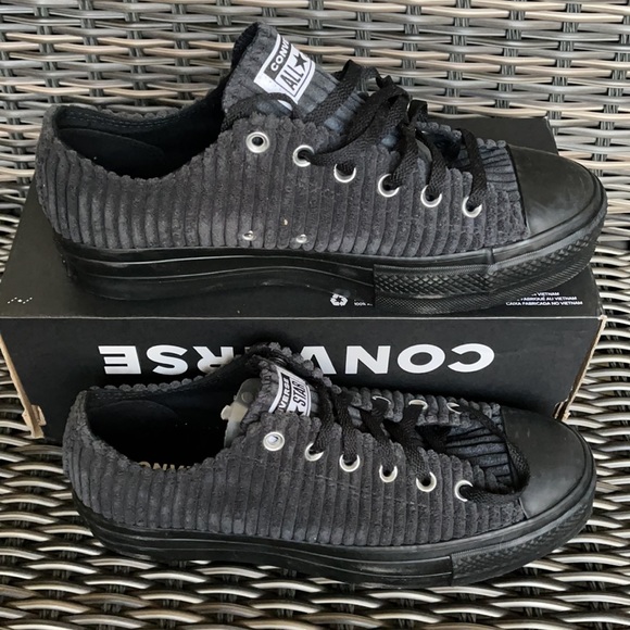 Converse Ctas Lift Platforms OX Black/Black/Black WMNS - Picture 2 of 16